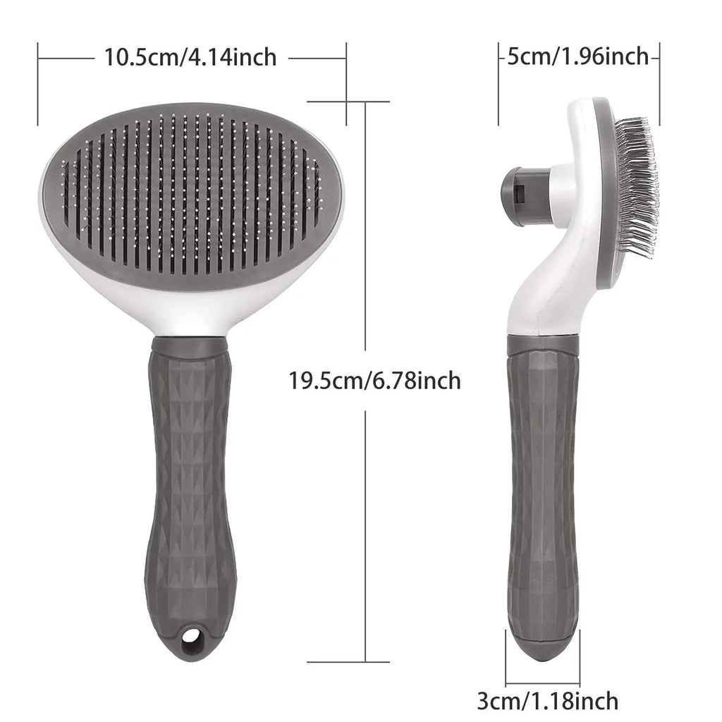 Dog Brush Cat Comb Pet Self Cleaning Hair Remover Brush for Dogs Cats Puppy Kitten Grooming Tools Dog Dematting Comb