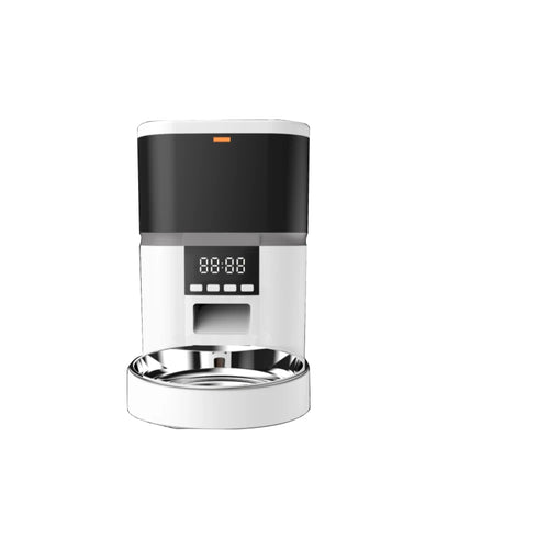 4L Double Meal Camera APP Automatic Pet Feeder Time for Pet Cats Dog Food Stainless Steel Bowl Video Dispenser Smart Pet Feeder